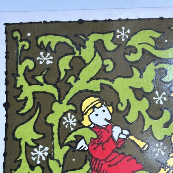 Vtg Holt-Howard Ceramic Tile Trivet/Hot Plate/Wall Hanger Angels/Instruments. - Picture 2 of 6